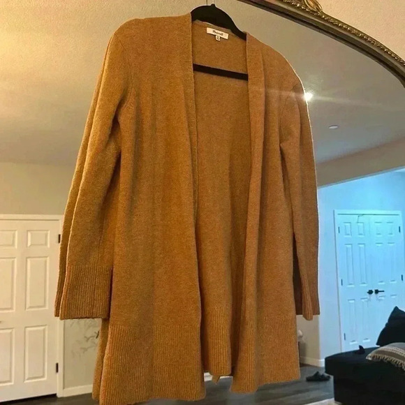 MADEWELL MERINO WOOL/Alpaca Blend Open Front Cardigan XS - Picture 1 of 5